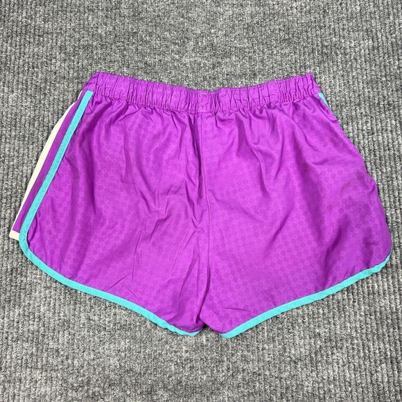 Adidas Climalite Shorts Women Small Purple Active Running Athletic Elastic Waist - Picture 3 of 10